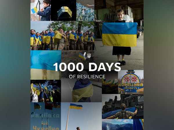1000 days of Ukraine-Russia war (Photo/X@MFA_Ukraine)