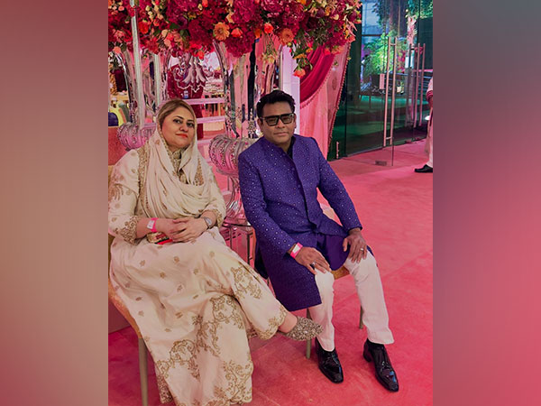 AR Rahman with wife Saira (Photo/Instagram/@arrahman)