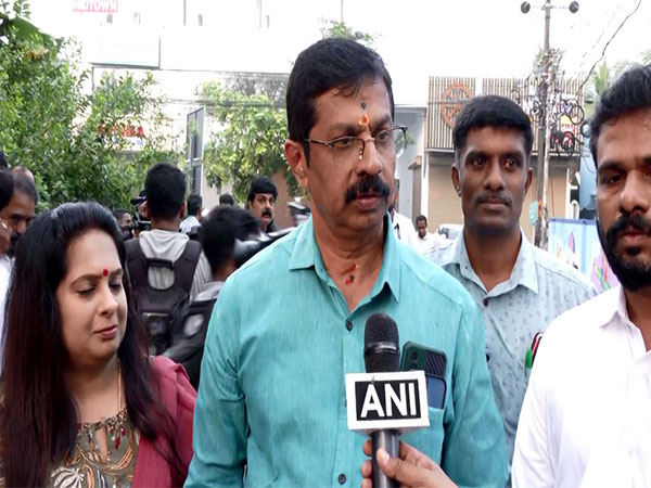 BJP candidate C Krishnakumar. (Photo/ANI)