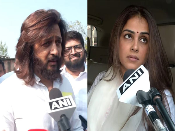 Riteish Deshmukh, Genelia (Photo/ANI)