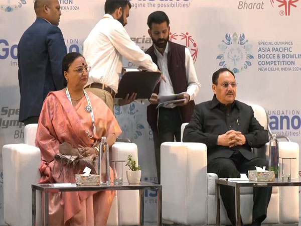 Union Minister JP Nadda at the event. (Photo/ANI)
