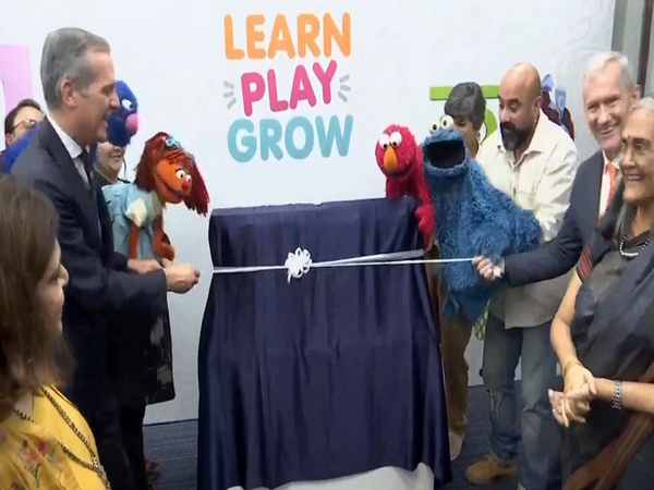 US Envoy Eric Garcetti at the learn, play grow event (Photo/ANI)