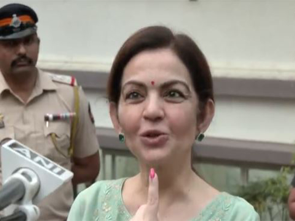 Nita Ambani, the Founder-Chairperson of Reliance Foundation (Photo/ANI)