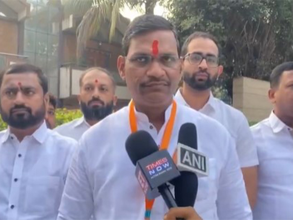 BJP candidate from Chinchwad Assembly constituency Shankar Jagtap (Photo/ANI)