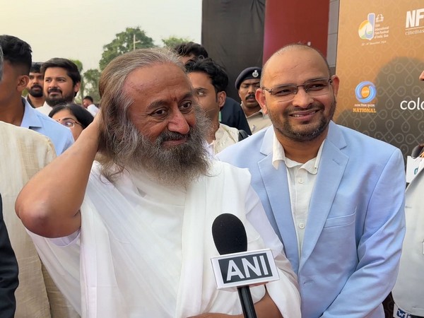 Sri Sri Ravi Shankar at IFFI 2024 (Photo/ANI)