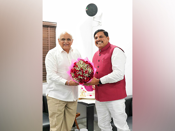 Gujarat CM Bhupendra Patel with MP CM Mohan Yadav (Photo/X@DrMohanYadav51)