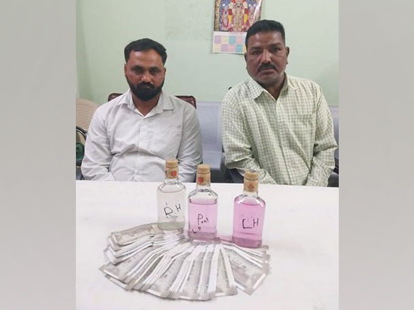 ACB arrested two Sanitary Field Assistants for taking bribe in Hyderabad (Photo/ANI)