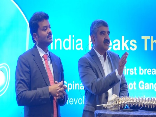 Doctors at Apollo Cancer Centre explain the Dorsal Root Ganglion stimulation surgery (Photo/ANI)