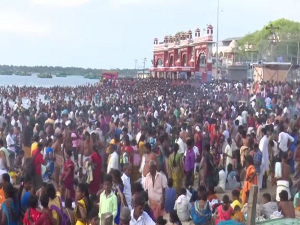 Agni Theertham seashore in Rameswaram (Photo/ANI)