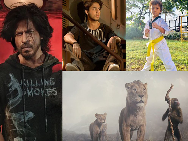 SRK, Aryan Khan, AbRam Khan, A still from 'Mufasa: The Lion King' trailer (Image source: Instagram/@iamsrk)
