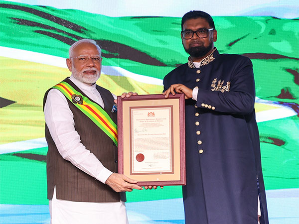 Prime Minister Narendra Modi and Guyana President Dr. Irfaan Ali (Photo/@narendramodi)