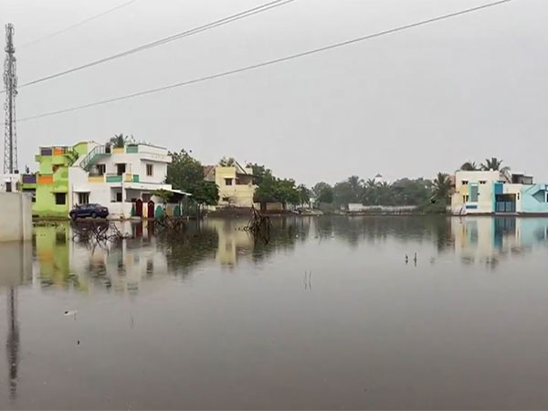 Flooding in Thoothukudi after the rains (Photo/ANI)
