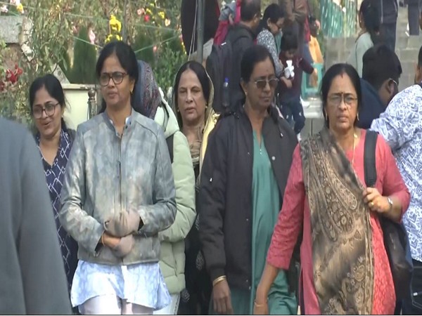 People from across the country visit the tourist attractions to take in the scenic beauty of the Srinagar. (Photo/ANI)