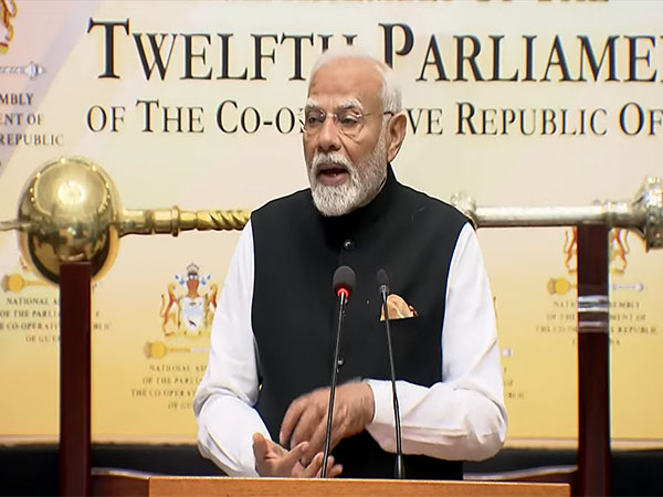 Prime Minister Narendra Modi addressed Guyana Parliament (Image: YouTube@Narendra Modi)