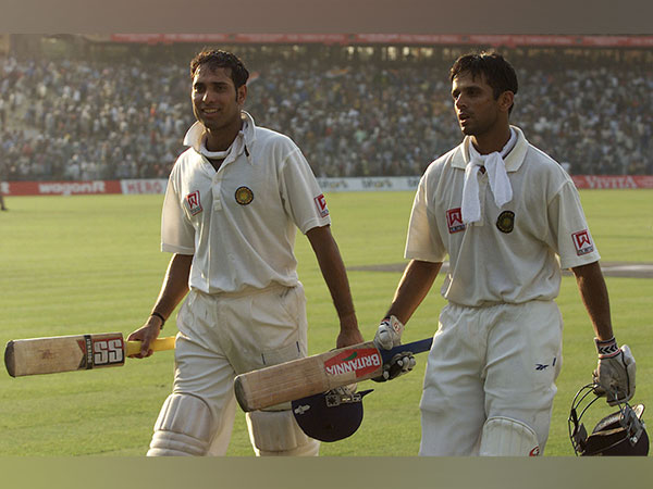 VVS Laxman and Rahul Dravid. (Photo: cricket.com.au)