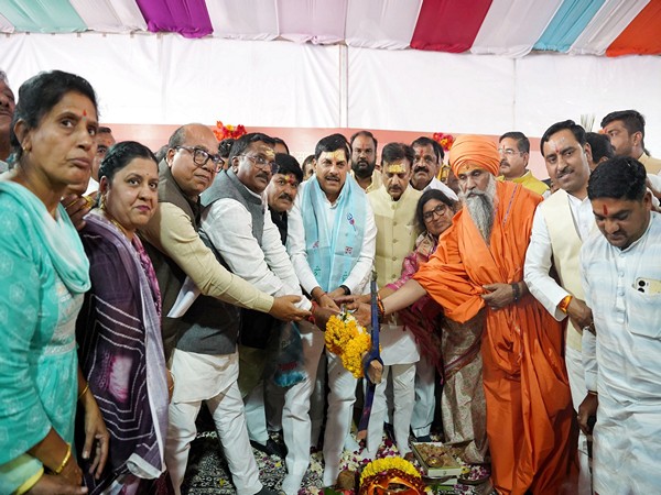 MP CM Mohan Yadav performing Bhoomi-Pujan (Photo/X @DrMohanYadav51)