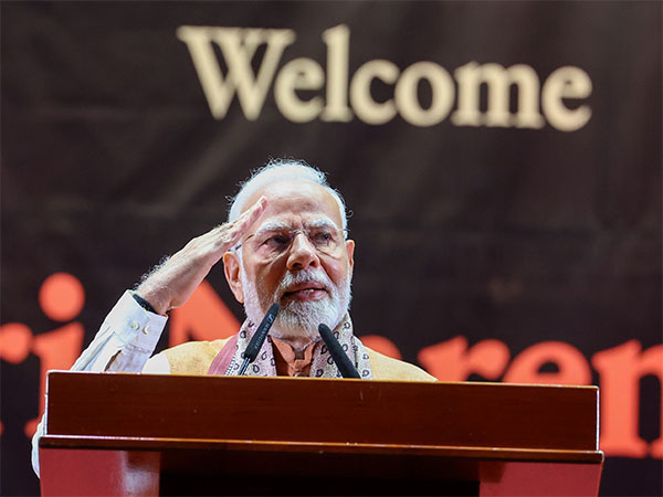 PM Modi addresses the Indian community in Georgetown (Photo: X/ @narendramodi)