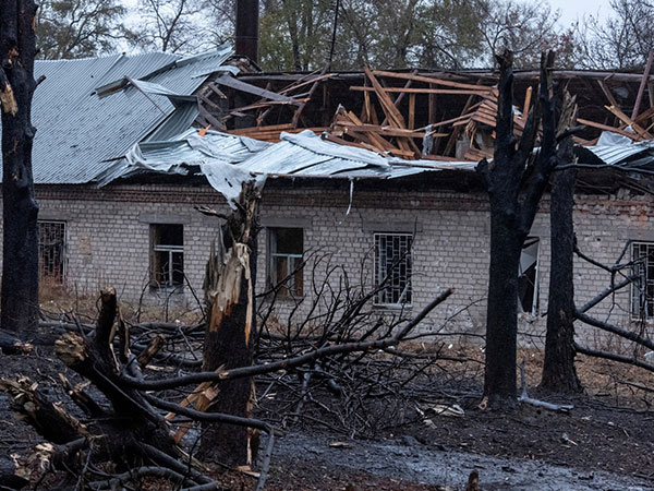 Site of a Russian missile strike, amid Russia's attack on Ukraine, in Dnipro, Ukraine on November 21, 2024 (Photo/Reuters)