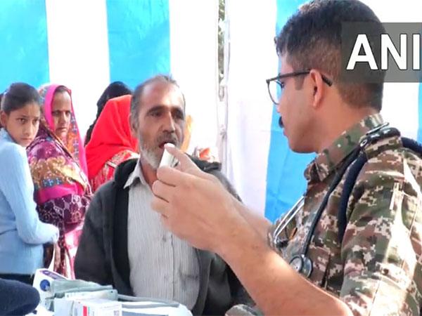  CRPF holds free medical camp under Civic Action Program in Udhampur (Photo/ANI)