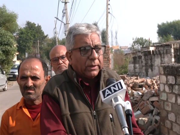 Shop owner whose house has been demolished. (Photo/ANI) 