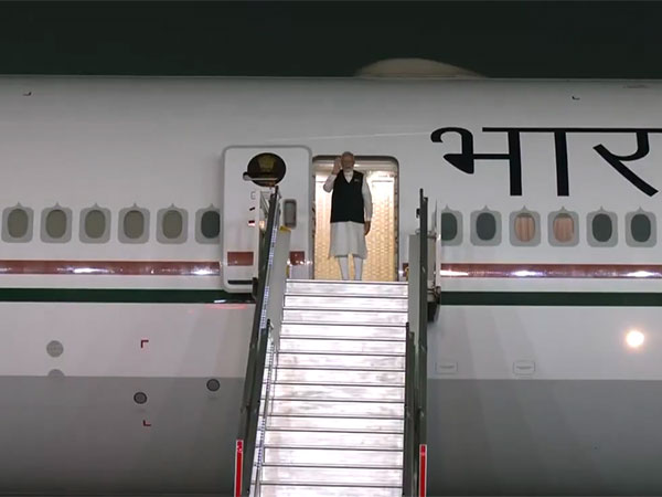 PM Modi lands in Delhi (Image/ANI)