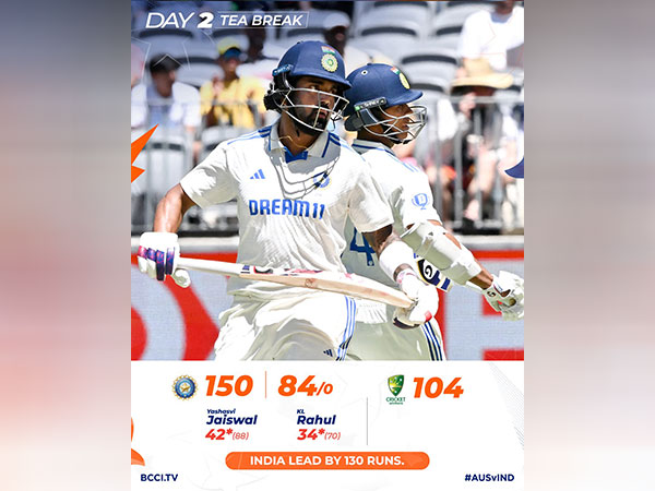  Yashasvi Jaiswal and KL Rahul (Photo: BCCI/X)