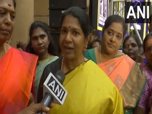 DMK MP Kanimozhi Karunanidhi (Photo/ANI) 