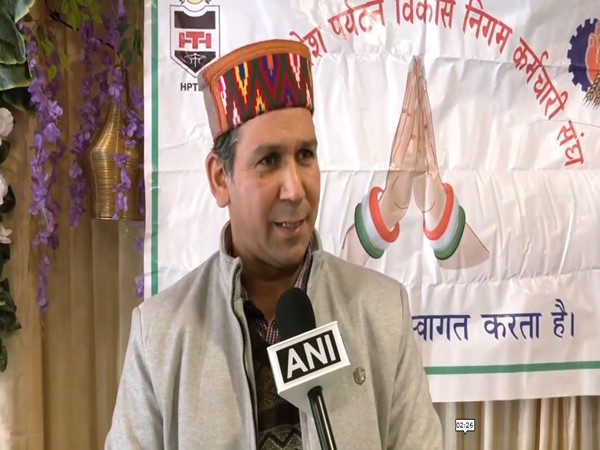 Hukum Ram, Chief Of HPTDC Employees Union. (Photo/ANI)