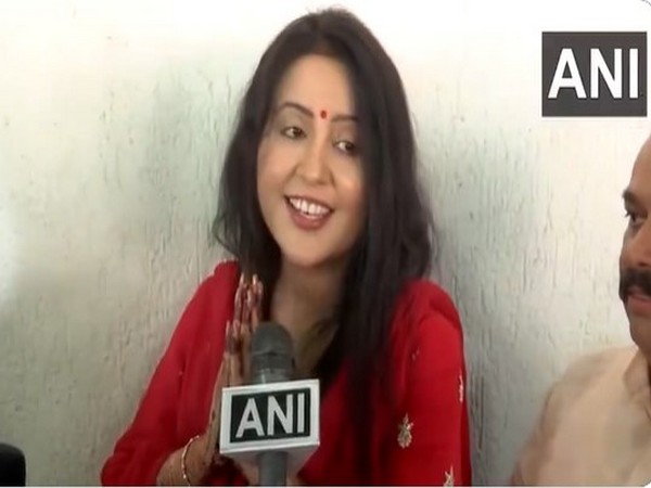 Amruta Fadnavis, wife of Maharashtra Deputy Chief Minister Devendra Fadnavis (Photo/ANI)
