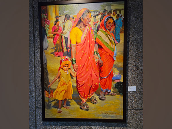 A painting presented in the 