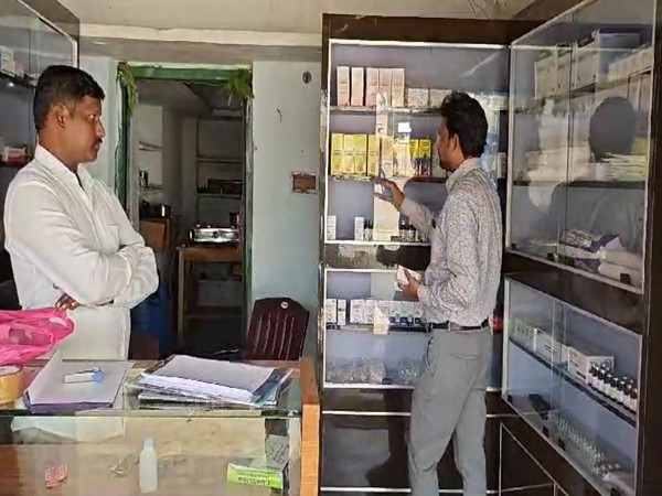 Telangana: DCA seizes drugs stocked for sale without licence at clinic in Khammam (Photo/ANI)