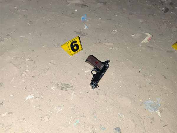 Recovered pistol from the spot (Photo/ANI)