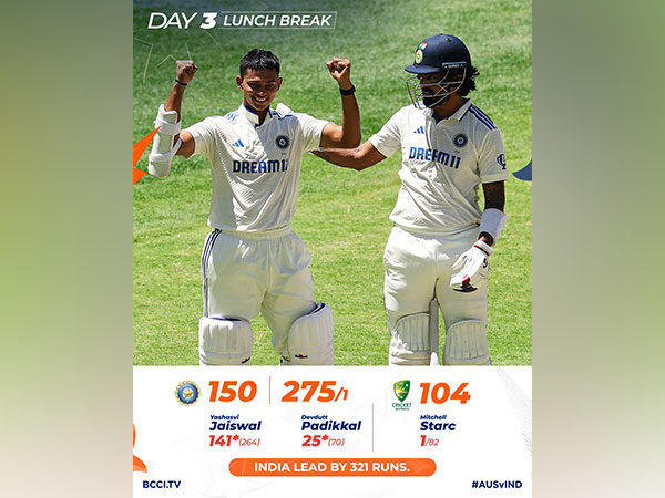 Yashasvi Jaiswal and KL Rahul (Photo: BCCI/X)