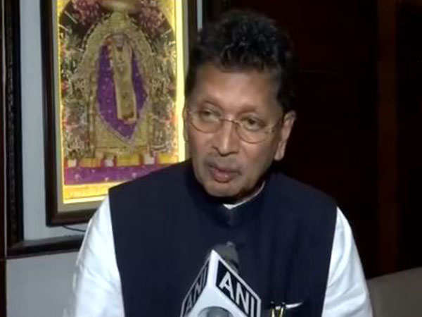 Shiv Sena winning candidate from Sawantwadi Assembly seats, Deepak Kesarkar. (Photo/ANI)