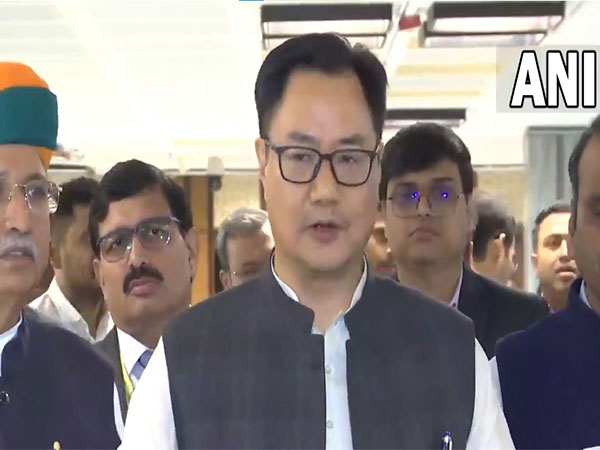 Union Minister of Parliamentary Affairs Kiren Rijiju (Photo/ANI)