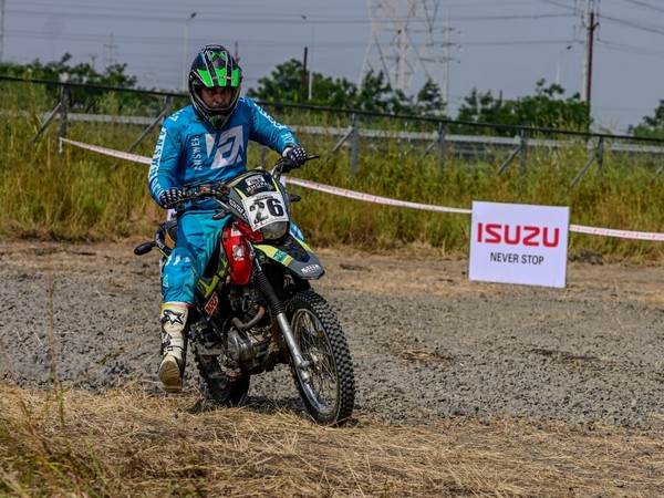Biker practicing ahead of Indian National Rally Sprint Championship (Image: FMSCI)