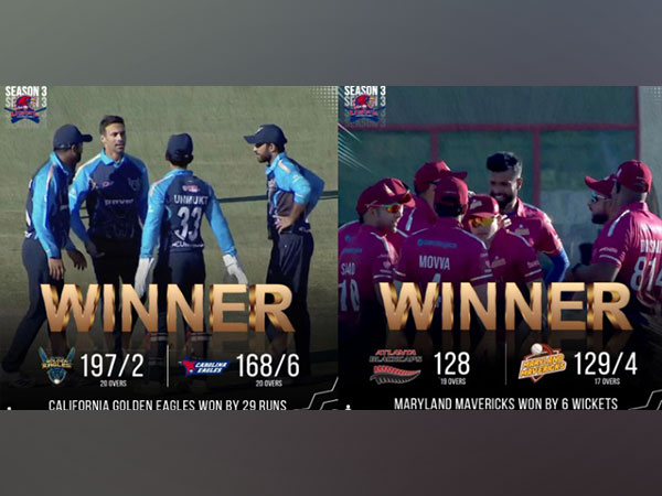 California Golden Eagles, Maryland Mavericks celebrate after registering wins (Image: USPL)