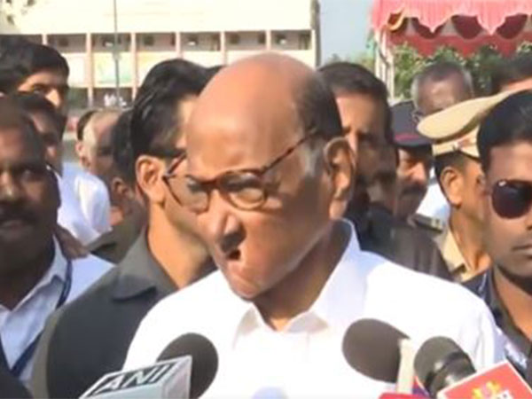 NCP-SCP Chief Sharad Pawar (File photo/ANI)