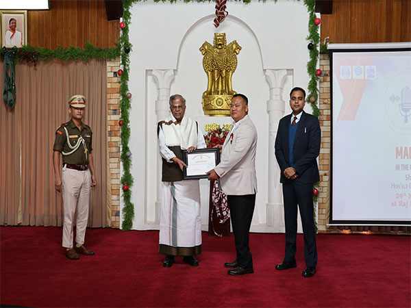 Nagaland governor La Ganeshan facilitates Paralympic athlete Hotzhe Sema (Photo/X@RajBhavanKohima)