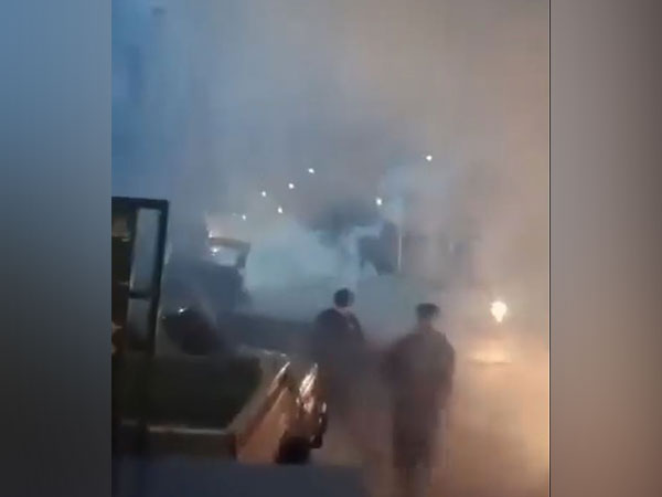 Pakistan Tehreek-e-Insaf convoys face tear gas (Photo/X@PTIofficial)