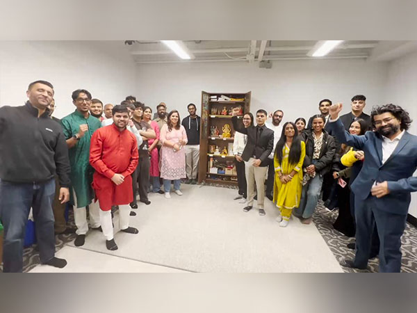 Members of The Hindu Student Council (HSC) Canada (Photo/ANI)