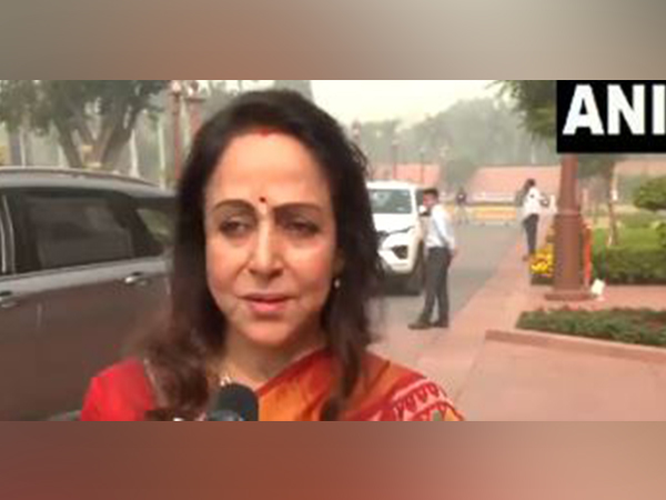 Bharatiya Janata Party (BJP) MP Hema Malini (Photo/ANI) 