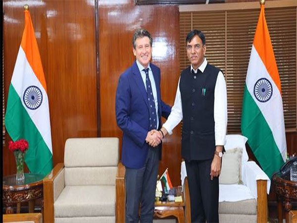Sebastian Coe with Mansukh Mandaviya (Photo: Ministry of Youth Affairs and Sports)