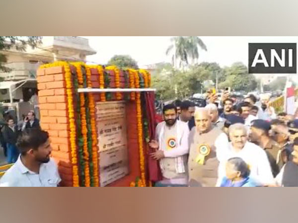 Haryana CM inaugurates Railway Over Bridge and Railway Under Bridge in Hisar (Photo/ANI)