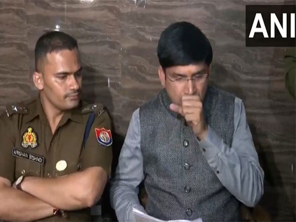 The District Magistrate (DM) of Sambhal, Dr Rajender Pensiya. (Photo/ ANI)