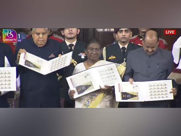 President Droupadi Murmu (Photo/Sansad TV)