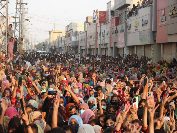 Visuals of protest. (Photo/X@BalochYakjehtiC)