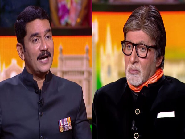 Amitabh Bachchan, Shri Vishwas Nangre Patil (Photo/instagram/@sonytvofficial)
