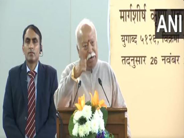 RSS Chief Mohan Bhagwat (Photo/ANI)