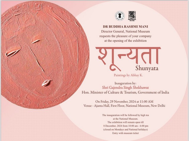 Indian artist, poet and diplomat Abhay K exhibition 'Shunyata' to be held at National Museum in New Delhi 